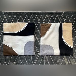 Set of West Elm Pillow Covers